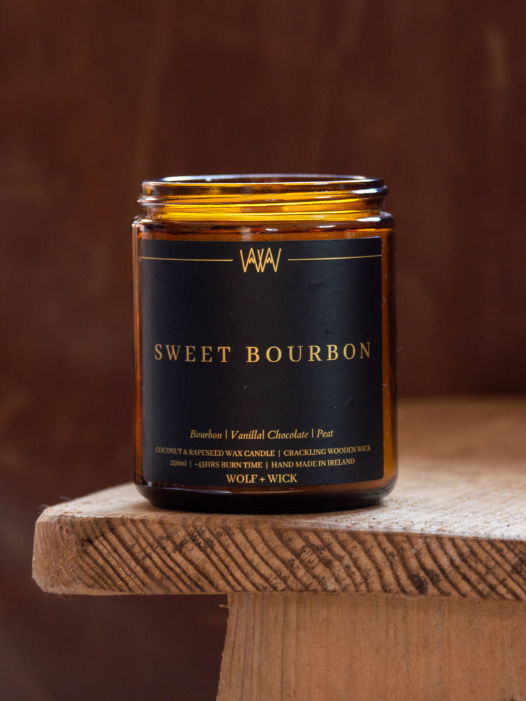 Wolf and wick, natural coconut and rapeseed wax candle