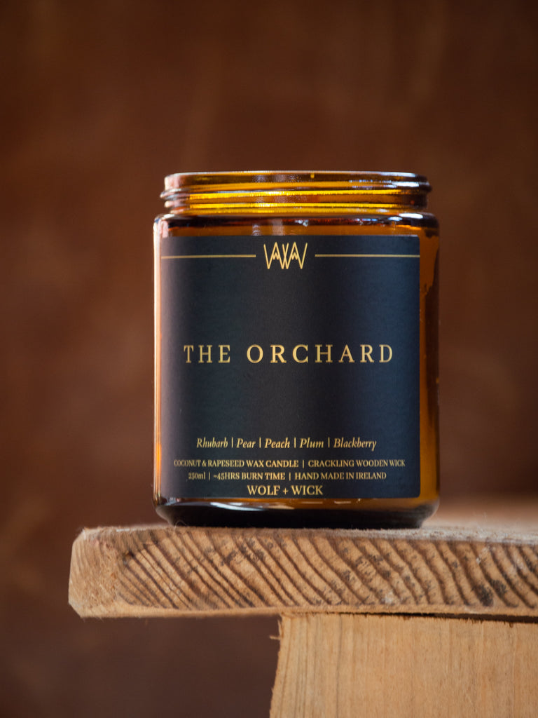 Wolf and wick, natural coconut and rapeseed wax candle